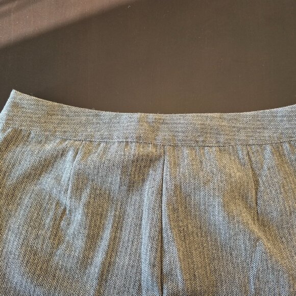 JustFab Gray Wide Leg Dress Pants - Picture 3 of 8